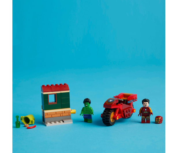 LEGO Marvel 76287 Iron Man z motocyklem i Hulk - 1266180 - zdjęcie 14